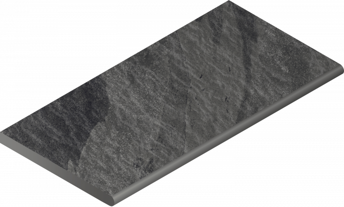 Бортик титанио закруглённый 30x60 Italon Материя X2 арт. 620090000413