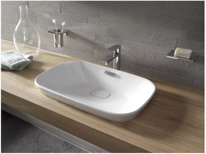 Полувстраиваемая раковина на 60 см, Neorest TOTO, LW3716HY цвет: белый