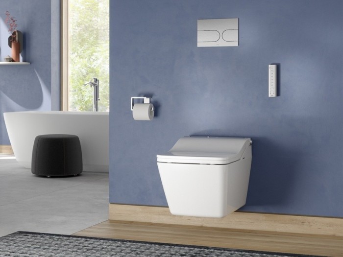 Электронное сиденье с крышкой с функцией биде, WASHLET SW TOTO, TCF804C2G цвет: белый