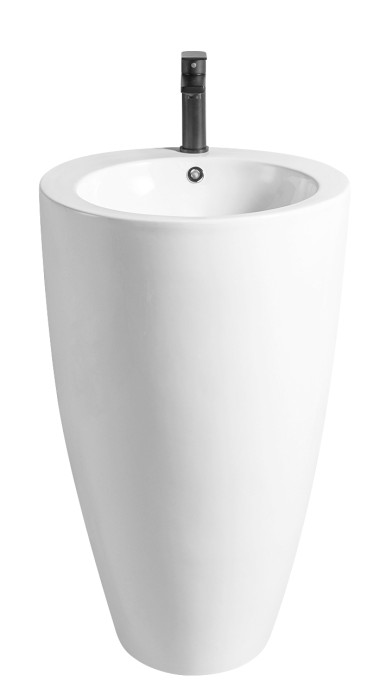 Раковина напольная COMELLA 500х500х830 отдельностоящая круглая, белая, Azario COMELLA - AZ-311