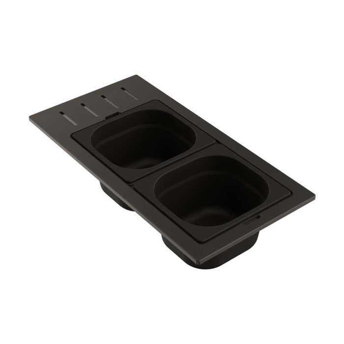 Контейнер Omoikiri DC-02-2-GB, 4999076 цвет: серый
