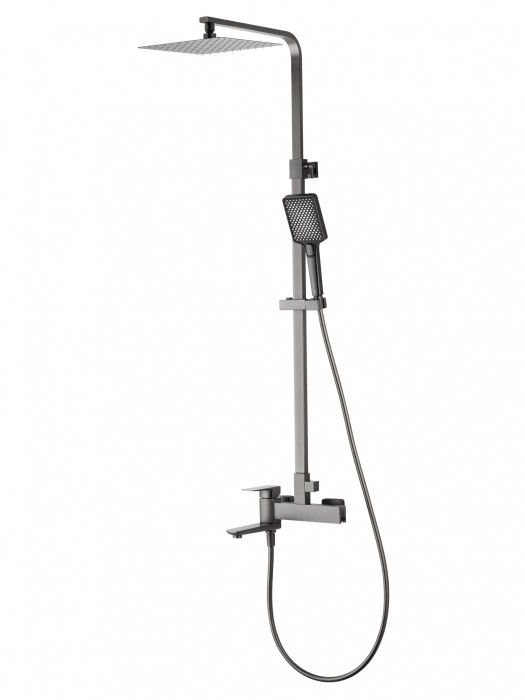 Душевая система, Wonzon &amp; Woghand Edge, WW-88739003-BGM цвет: графит