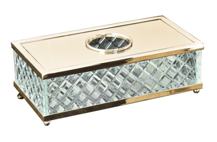 Салфетница gold luxury options, Boheme Murano cristal - 10232