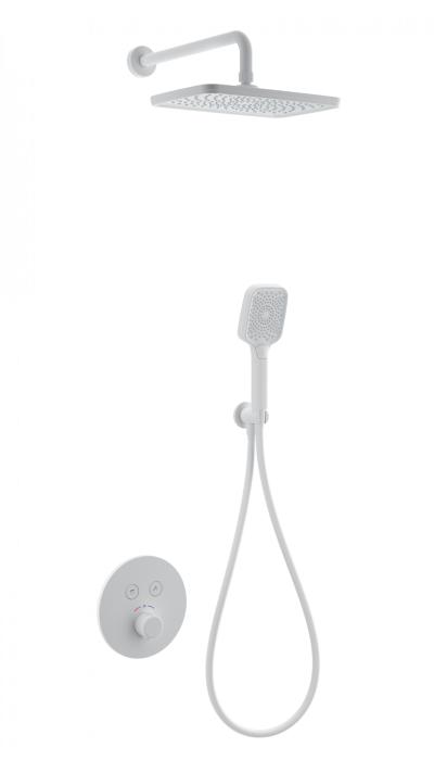 Душевая система с термостатом встраиваемая, Wonzon &amp; Woghand, WW-D2017-A-MW цвет: белый