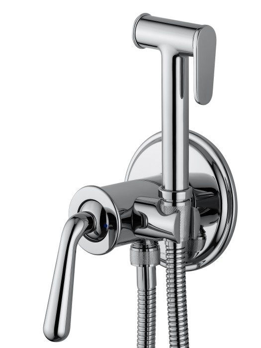 Смеситель с гигиеническим душем встраиваемый, Wonzon & Woghand Steam, WW-88829008-CR цвет: хром