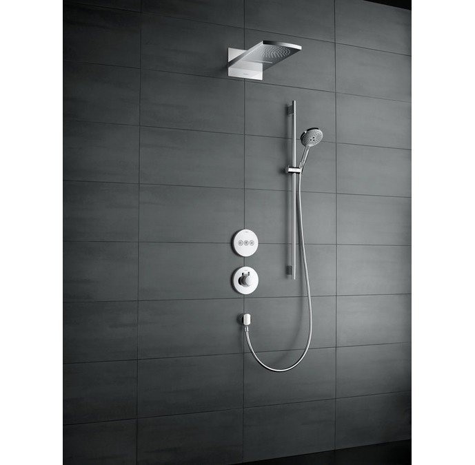 Душевой гарнитур со штангой 90см Raindance Select S Hansgrohe, хром арт. 26322000