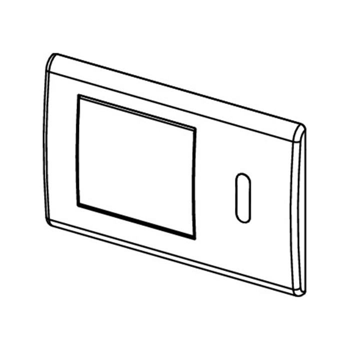 Клавиша смыва, нержавеющая сталь/сатин, planus TECE арт. 9820199