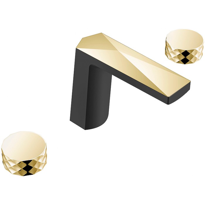 Смеситель для раковины, Black gold, Venturo Boheme 150-BG-DIAMOND