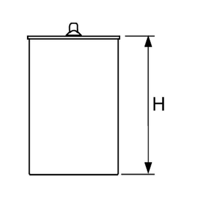 Погружной стакан 45 мм с мембраной для сифона 650000, TECE арт. 660016