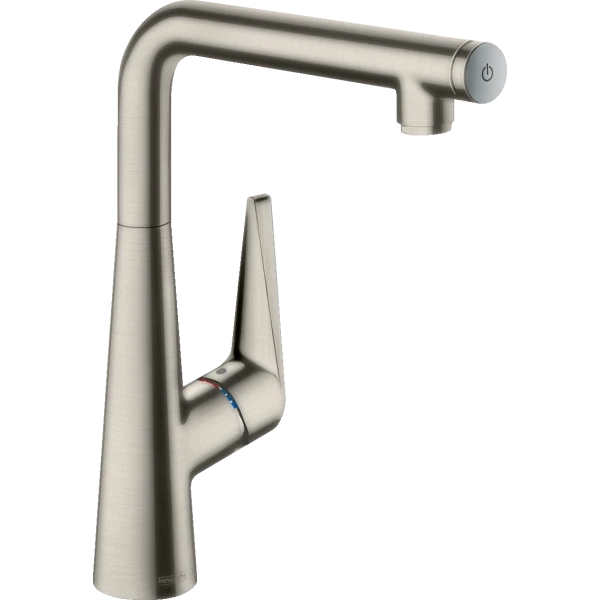 Смеситель для кухни, с поворотным изливом, Hansgrohe Talis Select M51, нержавеющая сталь арт. 72820800