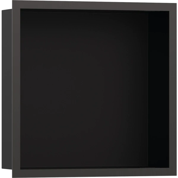 Настенный короб с цветом корпуса и дизайнерской рамой, 30х30х10 см, Hansgrohe XtraStoris Individual, хром арт. 56098340