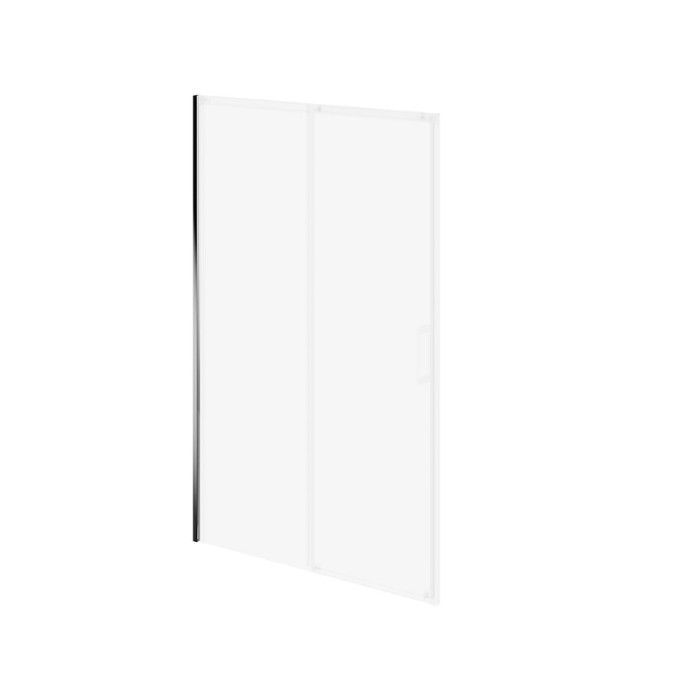 Душевой профиль для раздвижной двери 195, Vetro Kerama Marazzi, хром - VE.PRO.195.SD.CR