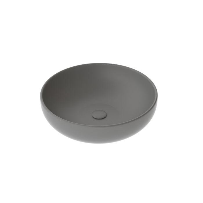 Раковина накладная 45 см цемент матовый, GSG Ceramic Design Easy, EALAVRO45020