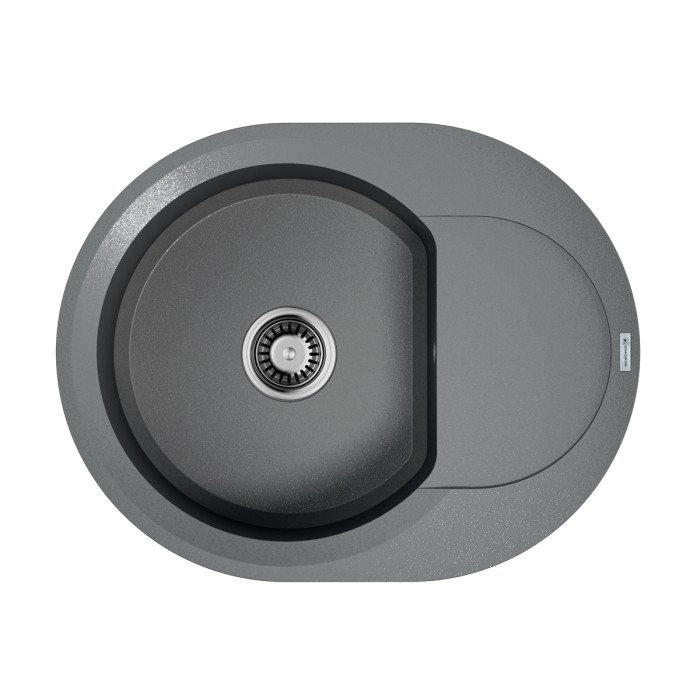 Кухонная мойка Omoikiri Sakaime 60E-GR Tetogranit, цвет leningrad grey арт. 4993544