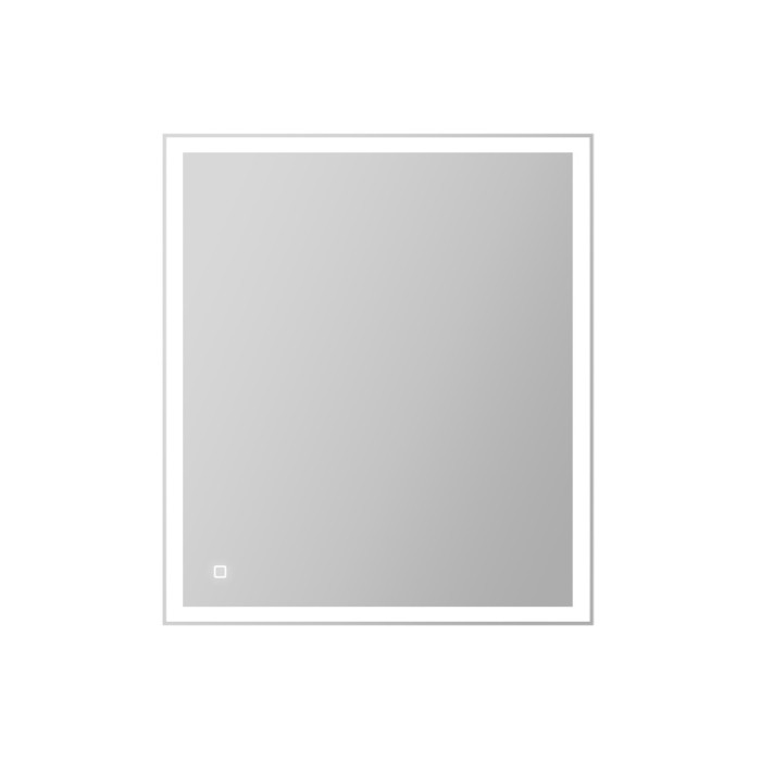 Зеркало 75x80, прямоугольное, с встроенным светильником и сенсорным выключателем, BelBagno арт. SPC-GRT-750-800-LED-TCH