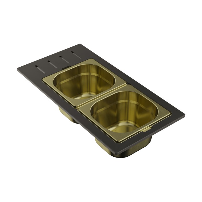 Контейнер Omoikiri DC-02-2-LG, 4999077 цвет: золото