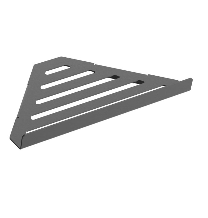 Полка для ванной угловая, Wonzon &amp; Woghand, WW-6132-BGM цвет: графит