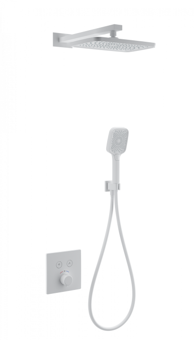Душевая система с термостатом встраиваемая, Wonzon &amp; Woghand, WW-D2017-B-MW цвет: белый