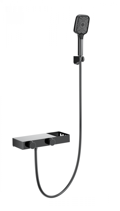 Смеситель для ванны с душем, Wonzon &amp; Woghand, WW-B2551-BGG цвет: графит