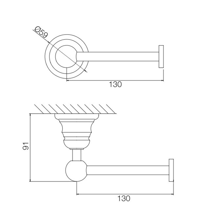 Fima Carlo Frattini Держатель для туалетной бумаги, подвесной, Victory, F6065/1CR цвет: хром