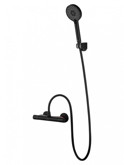 Смеситель для душа с термостатом, Wonzon &amp; Woghand Inn, WW-B1005-A-MB цвет: черный