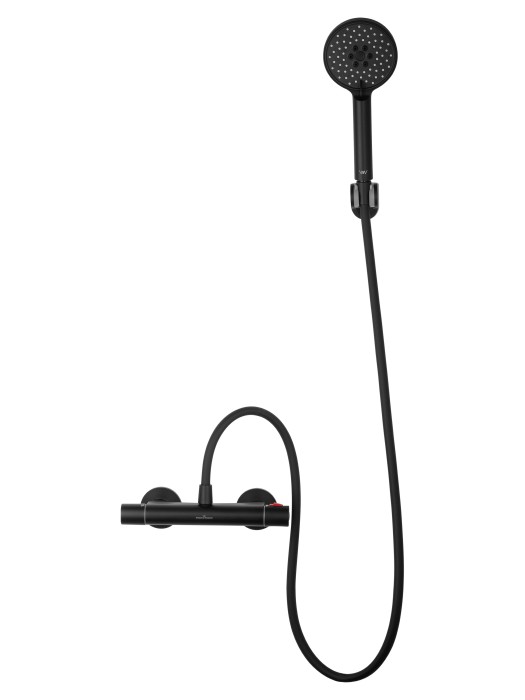 Смеситель для душа с термостатом, Wonzon & Woghand Inn, WW-B1005-A-MB цвет: черный