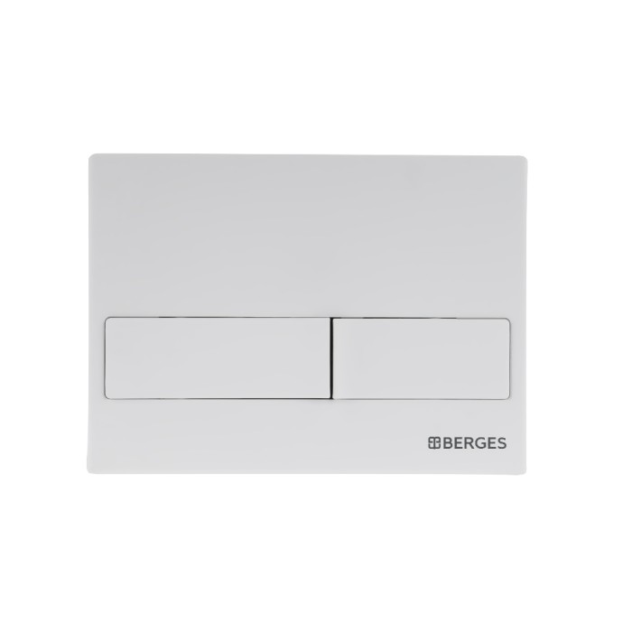 Комплект унитаза Berges с инсталляцией NOVUM кнопка L4 белая Soft Touch, унитаз Strati Rimless, сиденье дюропласт Strati Slim SO арт. 042455