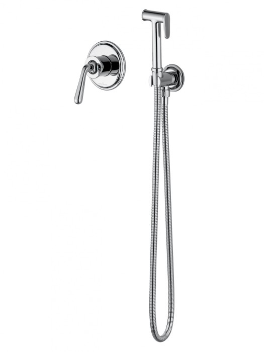 Смеситель с гигиеническим душем встраиваемый, Wonzon &amp; Woghand Steam, WW-88849008-CR цвет: хром