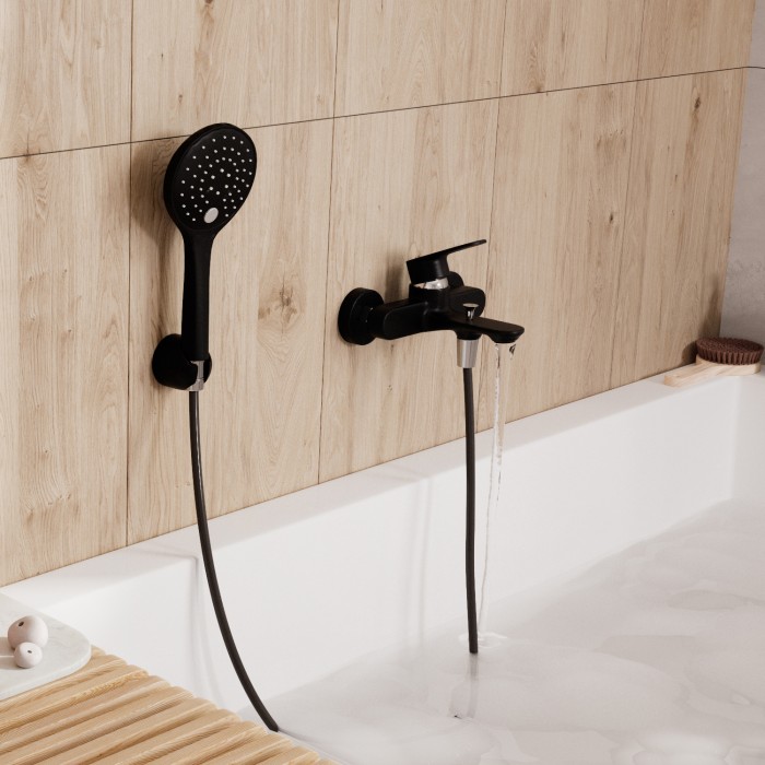 Смеситель для ванны с коротким изливом Elbe 7400 WasserKRAFT арт. 7401