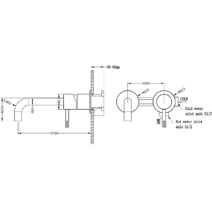 Смеситель для раковины, золото, Uno Boheme 465-G