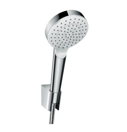 Душевой набор с держателем и шлангом 160см Crometta Hansgrohe, белый, хром арт. 26567400