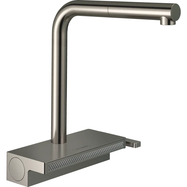 Смеситель для кухни, с вытяжным душем, Hansgrohe Aquno Select M81, нержавеющая сталь арт. 73836800