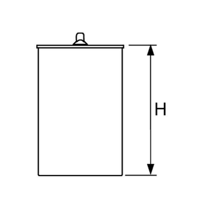 Погружной стакан 74 мм с мембраной для сифона 650001, TECE арт. 660018