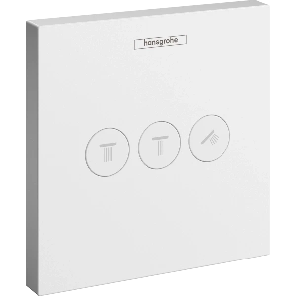 Переключатель потоков для душа на 3 потребителя, Hansgrohe ShowerSelect, белый арт. 15764700