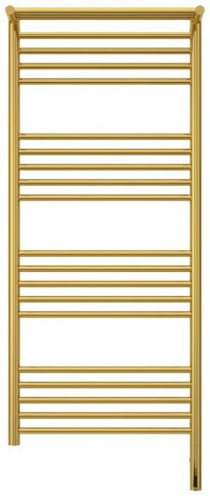 Сунержа Электрический полотенцесушитель 1200x500, Богема 3.0 с 1 полкой, 03-5807-1250 цвет: золото