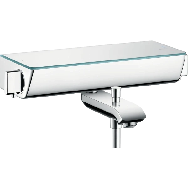 Смеситель для ванны с термостатом, Hansgrohe Ecostat Select, белый арт. 13141400