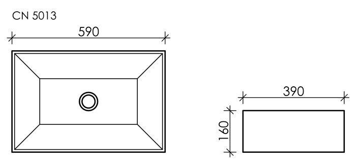 Накладная раковина Ceramicanova Element, белый арт. CN5013