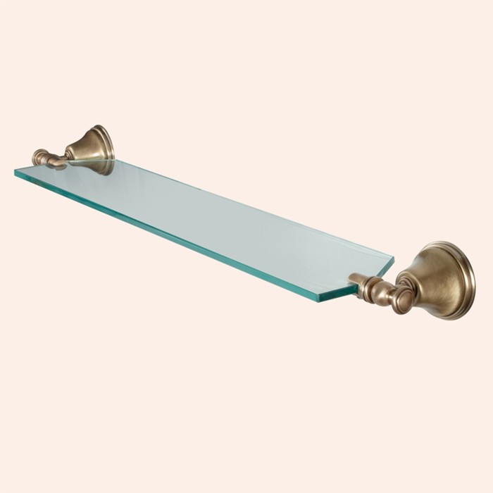 Стеклянная полочка 71см, подвесной, Harmony бронза, Tiffany World - TWHA018br