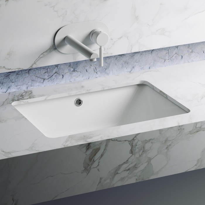 Встраиваемая раковина под столешницу Ceramicanova Element, белый арт. CN6045