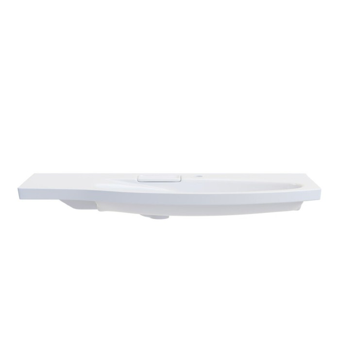 Раковина мебельная правая 100,7x48см, Riva Kerama Marazzi, белый - RV.wb.100Rh