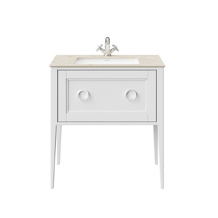 Тумба напольная с ящиком 80см, Plaza classic Kerama Marazzi, белый - PL.CN.80.1\WHT.M