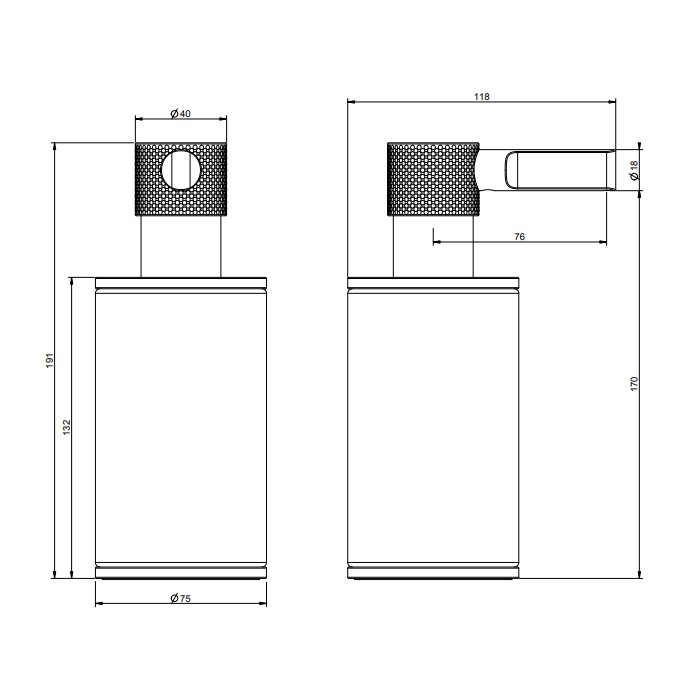 Дозатор для жидкого мыла настольный, Gessi Inciso, хром арт. 58538#031
