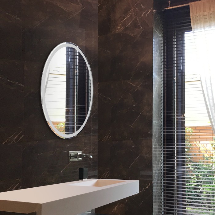 Зеркало 570х770 LED-подсветка с диммером, сенсорный выключатель, Azario Стив - ФР-00000846