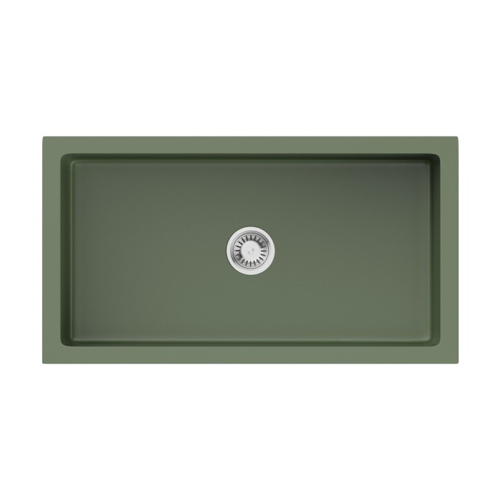 Кухонная мойка Omoikiri Mikura 83-OL Natceramic, цвет olive арт. 4997082