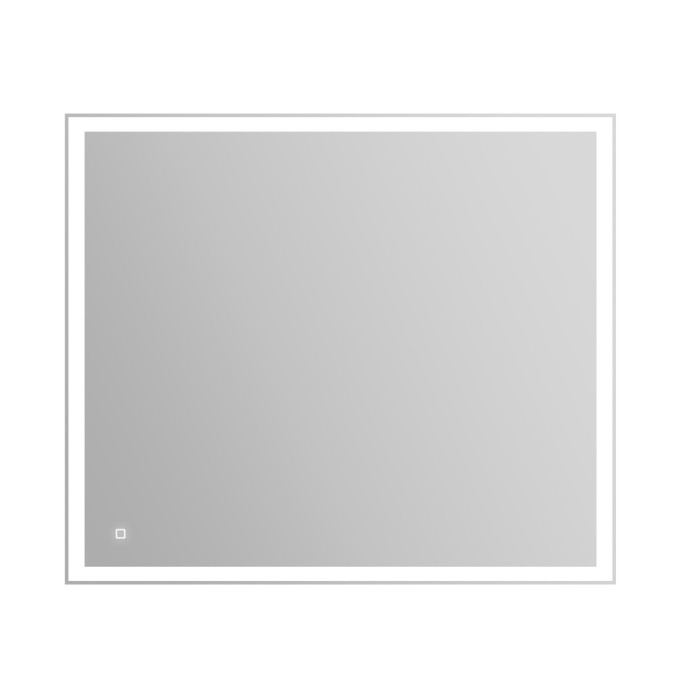 Зеркало 80x80, квадратное, с встроенным светильником и сенсорным выключателем, BelBagno арт. SPC-GRT-800-800-LED-TCH