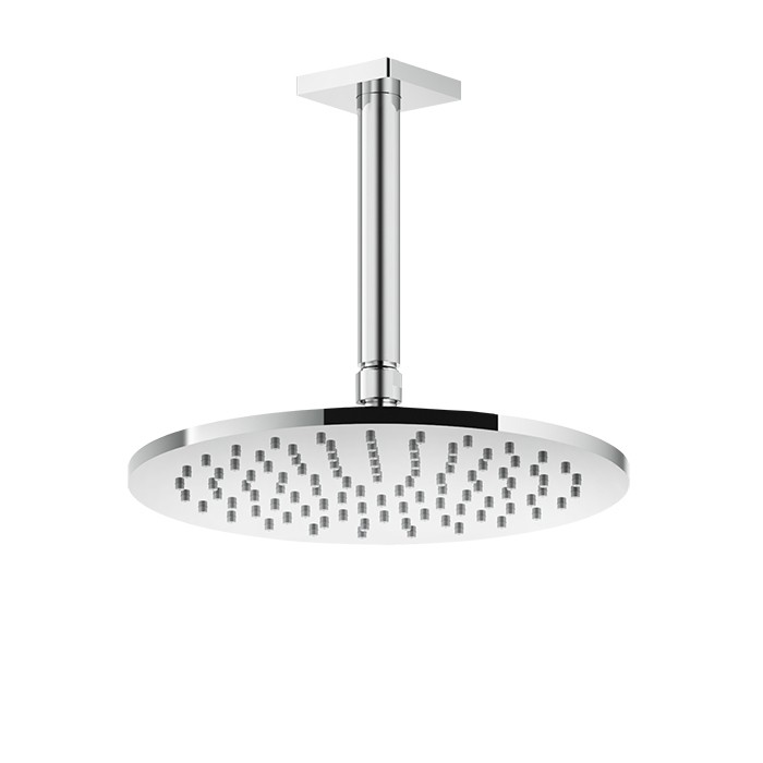 Потолочная душевая головка шарнирная на 1/2",d250 мм., Gessi Rilievo, хром арт. 59152#031