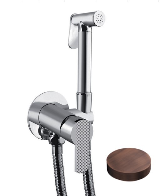 Внешняя часть гигиенический душ со смесителем, Giulini Surf deluxe, матовая медь арт. SH23/SDLEPVROP