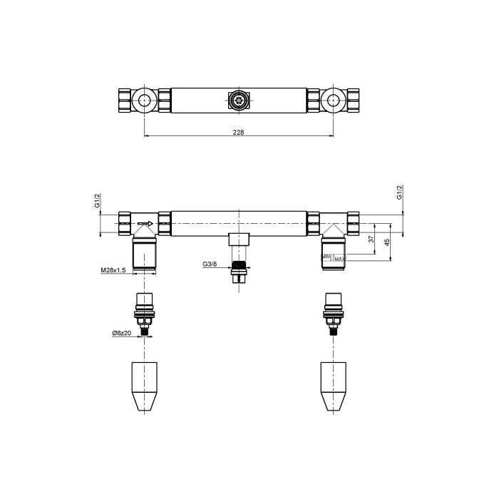 Fima Carlo Frattini Внутренняя часть для F5051/5CR, F2240
