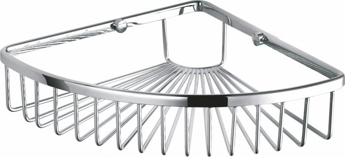 Полка для ванной угловая, Wonzon &amp; Woghand, WW-4118 цвет: хром