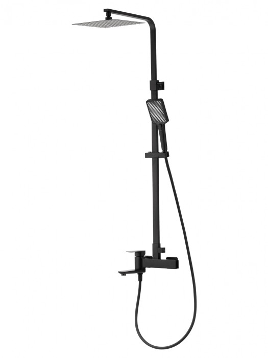 Душевая система, Wonzon &amp; Woghand Edge, WW-88739003-MB цвет: черный